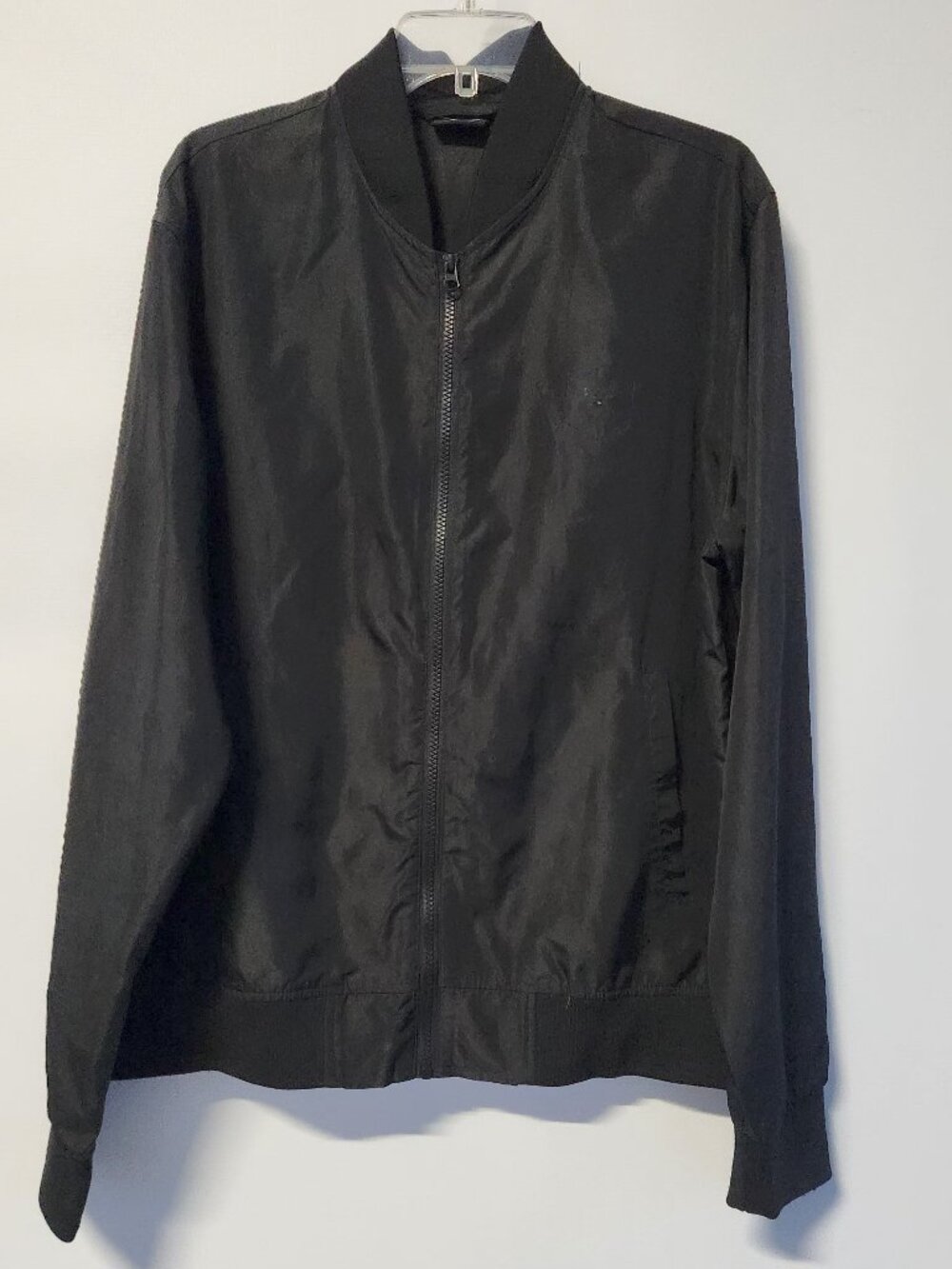 🖤JACKS Surfboards Black Bomber Jacket Lightweight Full Zip Casual Skate Surf 🖤